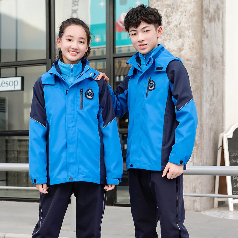 사용자 정의 디자인 겨울 스키 어린이 훈련 유니폼 아이 긴 소매 지퍼 다운 재킷